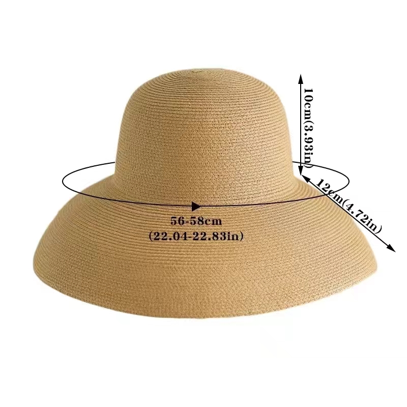 Hat Floppy Wide - قبعة مرنة واسعة الحواف للصيف على