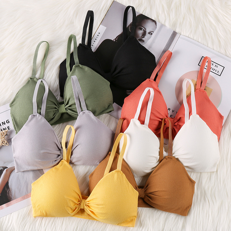 Bralette Triangle Set - حمالة صدر رياضية مثيرة للنساء، بدون