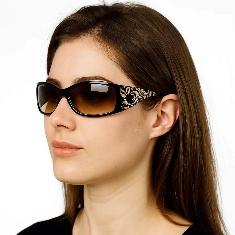 نظارات شمسية نسائية أنيقة مزين - مراجعة Sunglasses Cat Eye وسعره