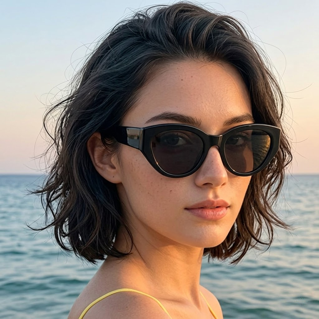 نظارات شمسية كلاسيكية مستقطبة  - مراجعة Sunglasses Cat Eye وسعره