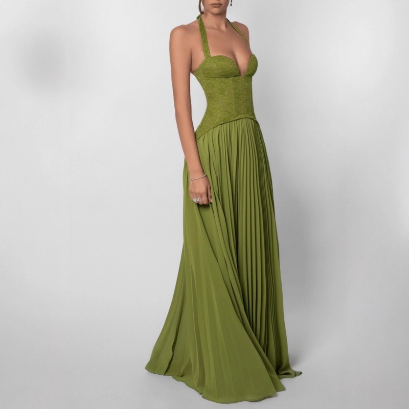 فستان ماكسي نسائي مثير بقصة من - مراجعة Maxi Dress Halter وسعره